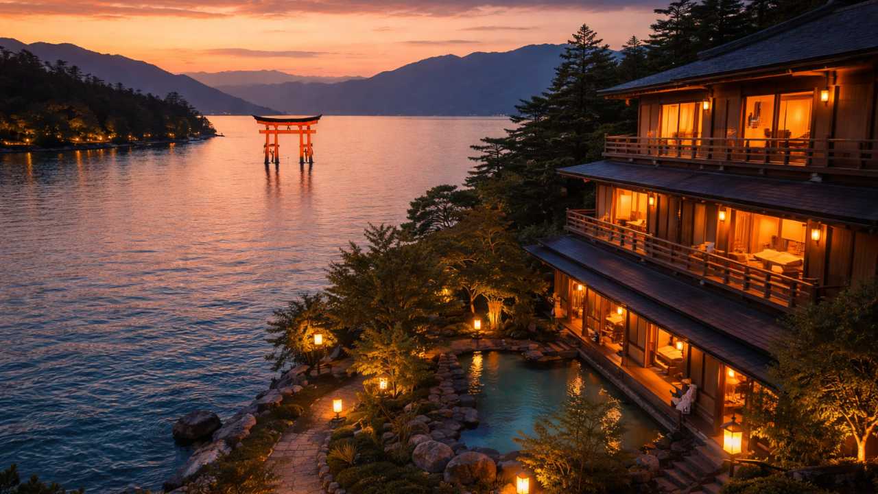 宮島の高級旅館