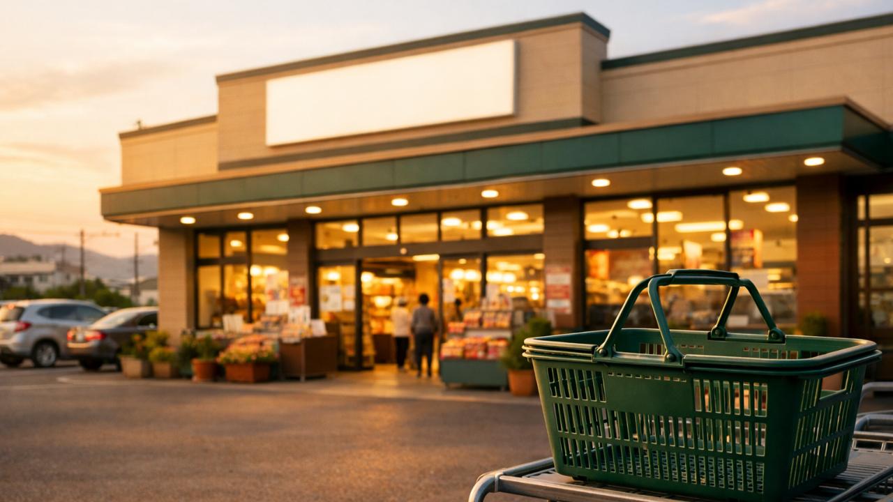 広島のローカルスーパー外観