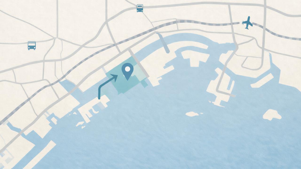 地図風のシンプル図解