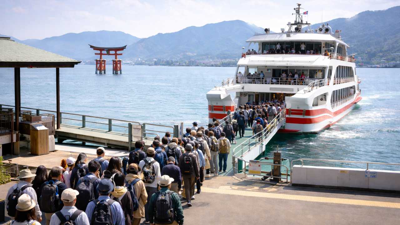 宮島清盛まつり2026へのアクセスとフェリー移動のイメージ