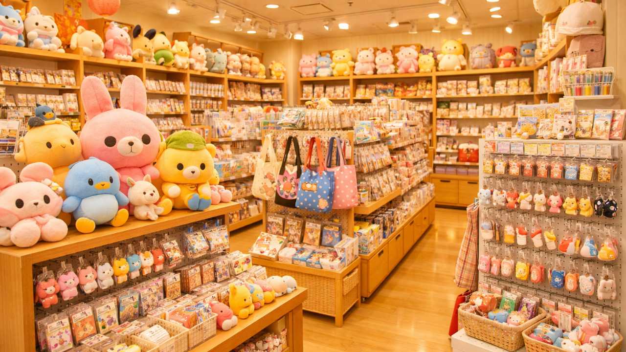 ポケモンセンター広島の限定グッズと店内の雰囲気がわかるイメージ