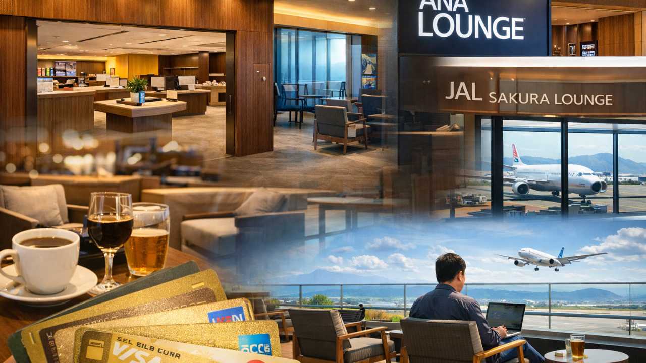 広島空港ラウンジ全体を連想できるアイキャッチ画像