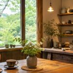 広島県安芸太田町の里山にある陶芸ギャラリーカフェをイメージした写真風アイキャッチ